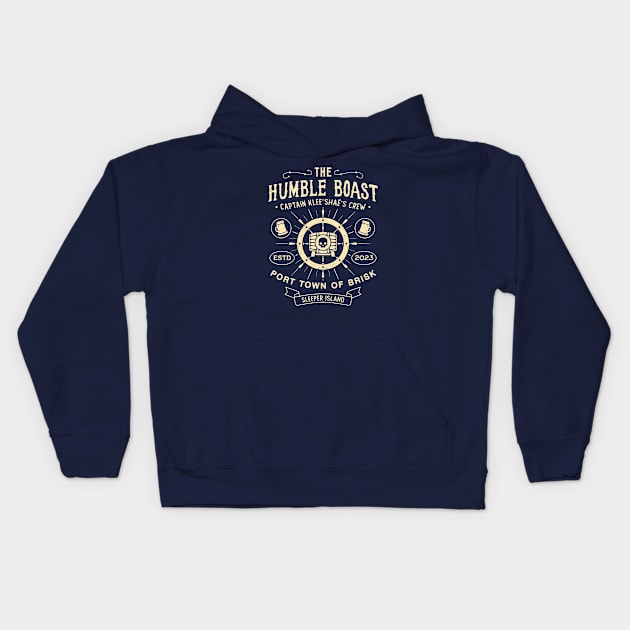 The Humble Boast Emblem Kids Hoodie by Lagelantee